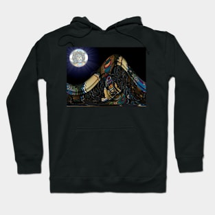 Moon Over Antipolar Mountain Hoodie